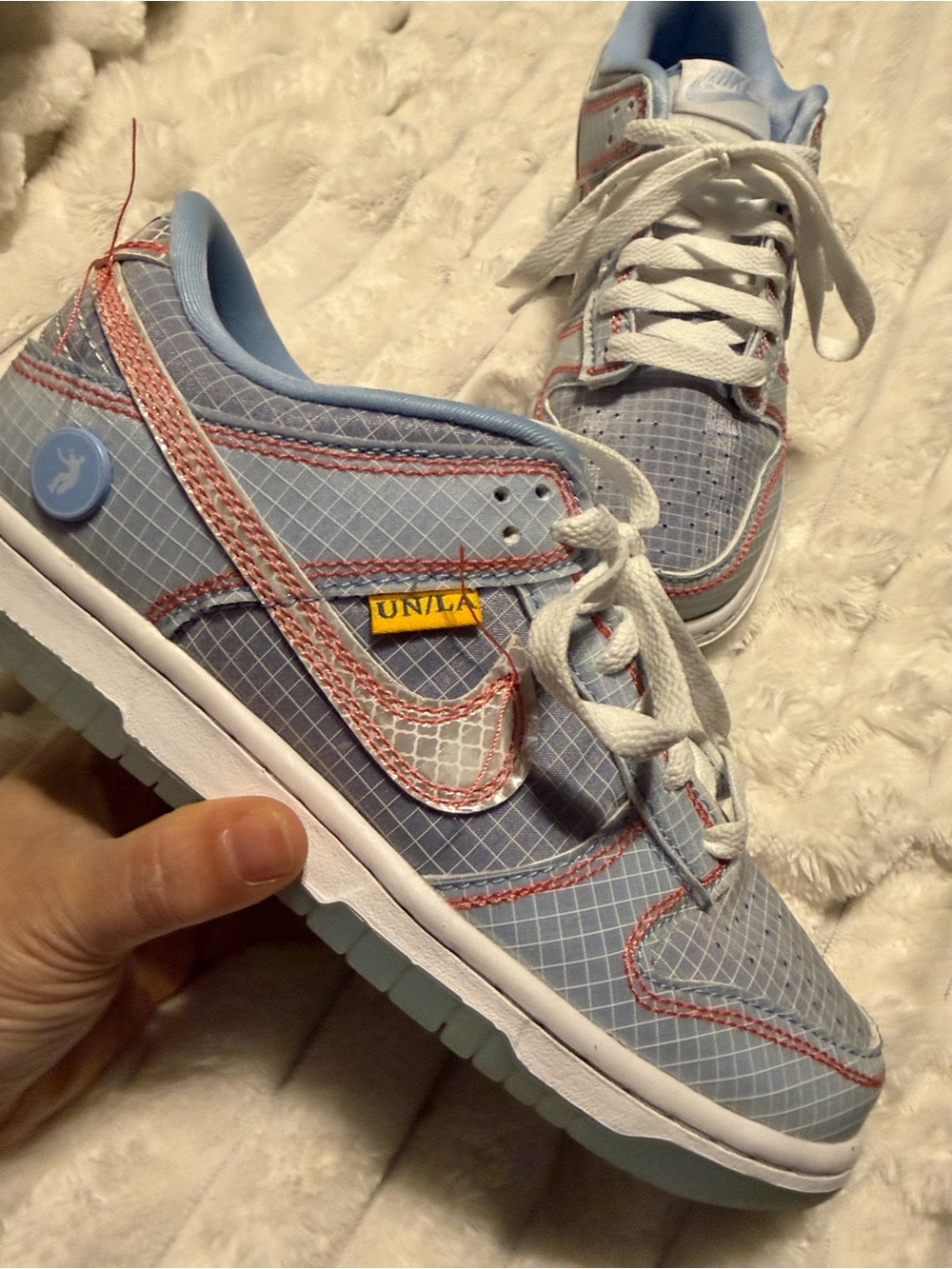 Union LA x Nike Dunk Low “Passport Pack – Argon” Mens 4 NWOT never worn